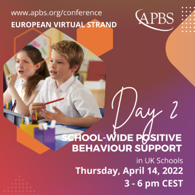 Day 2: school-wide positive behaviour support. Thursday, April 14, 2022, 3-6 pm