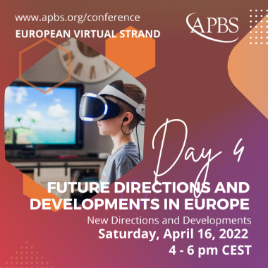 Day 4: Future directions and developments in europe. Saturday, April 16th, 2022. 4-6 PM